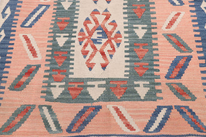 4 x 6 Vintage Persian Shiraz Kilim Rug 77823