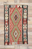3 x 5 Vintage Persian Shiraz Kilim Rug 77832