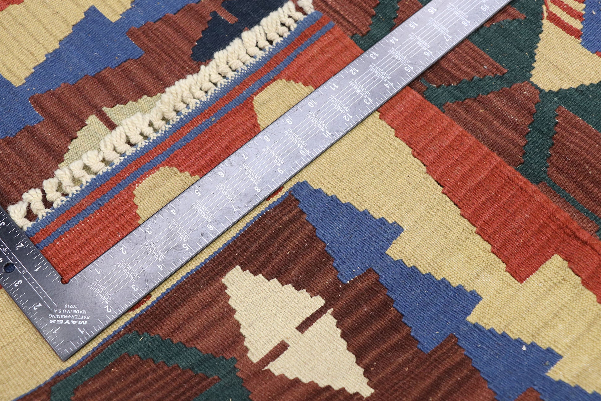 3 x 4 Vintage Persian Shiraz Kilim Rug 77837