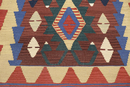 3 x 4 Vintage Persian Shiraz Kilim Rug 77837