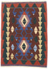 3 x 4 Vintage Persian Shiraz Kilim Rug 77838
