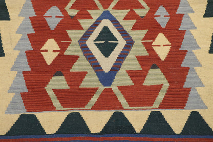 3 x 4 Vintage Persian Shiraz Kilim Rug 77840