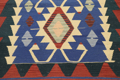3 x 4 Vintage Persian Shiraz Kilim Rug 77841