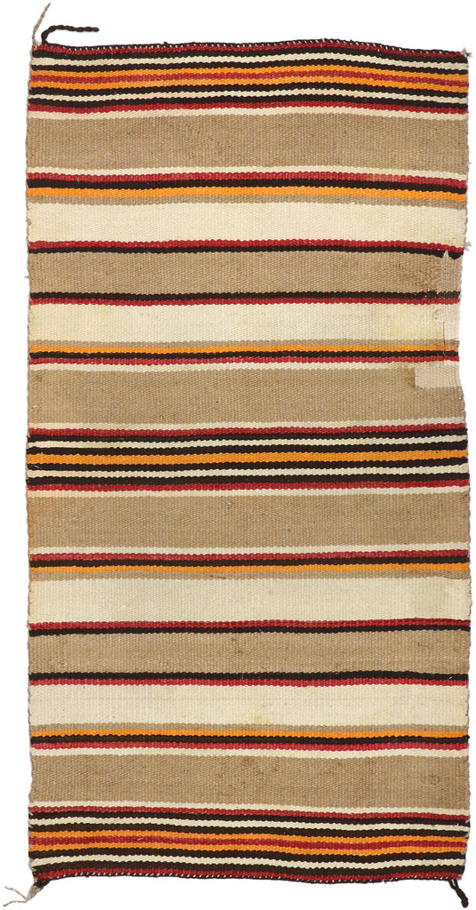 3 x 5 Vintage Navajo Saddle Blanket Rug 77846
