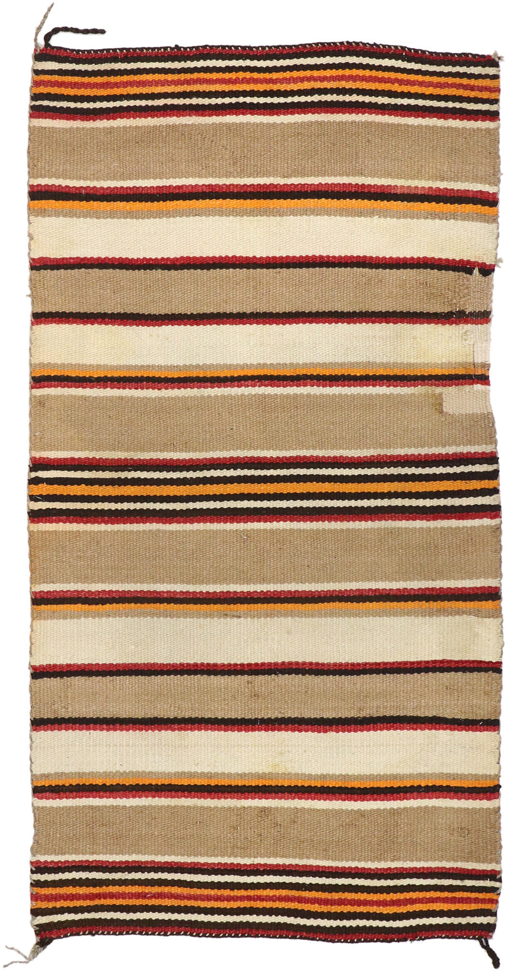 3 x 5 Vintage Navajo Saddle Blanket Rug 77846