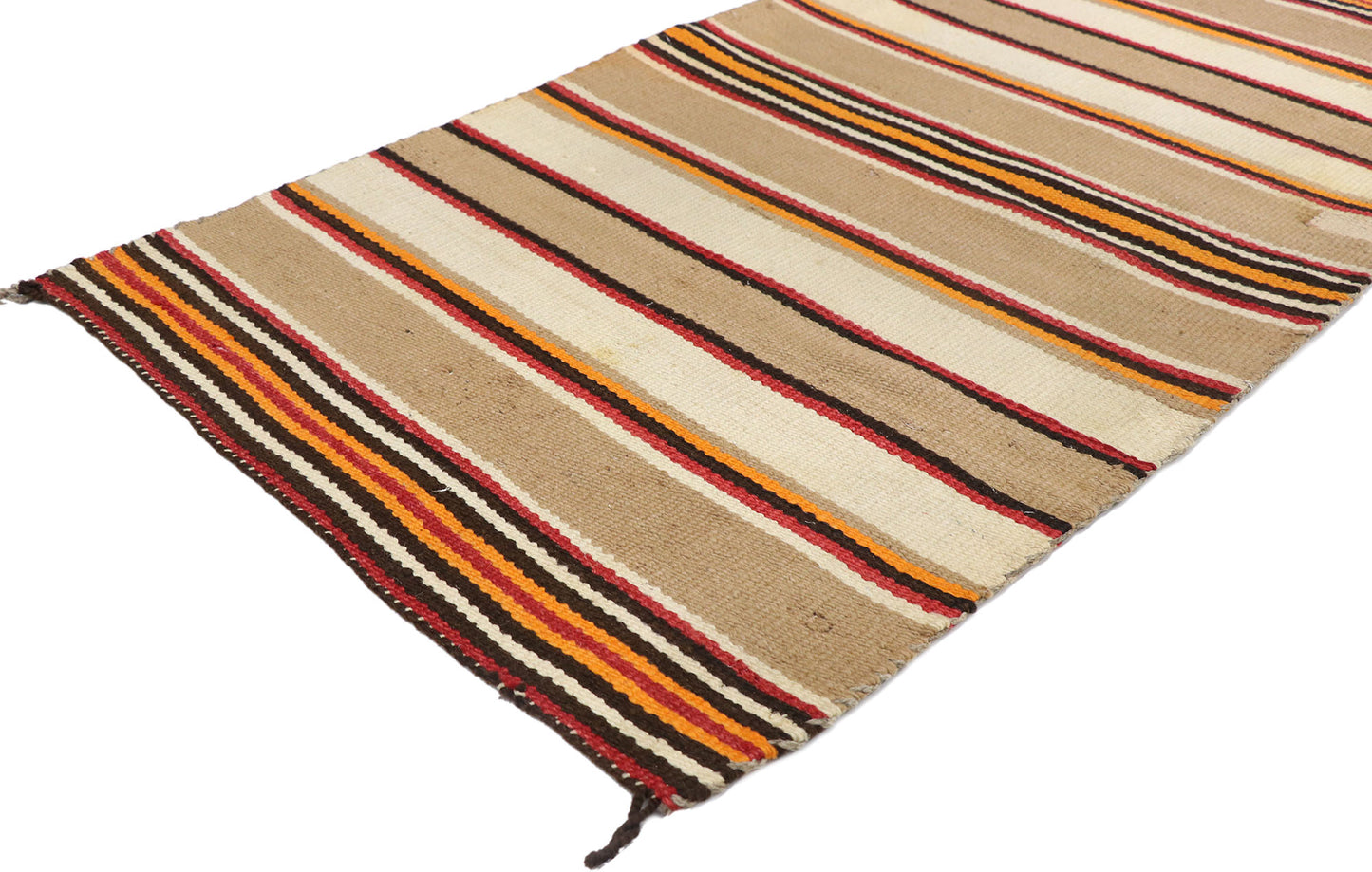 3 x 5 Vintage Navajo Saddle Blanket Rug 77846