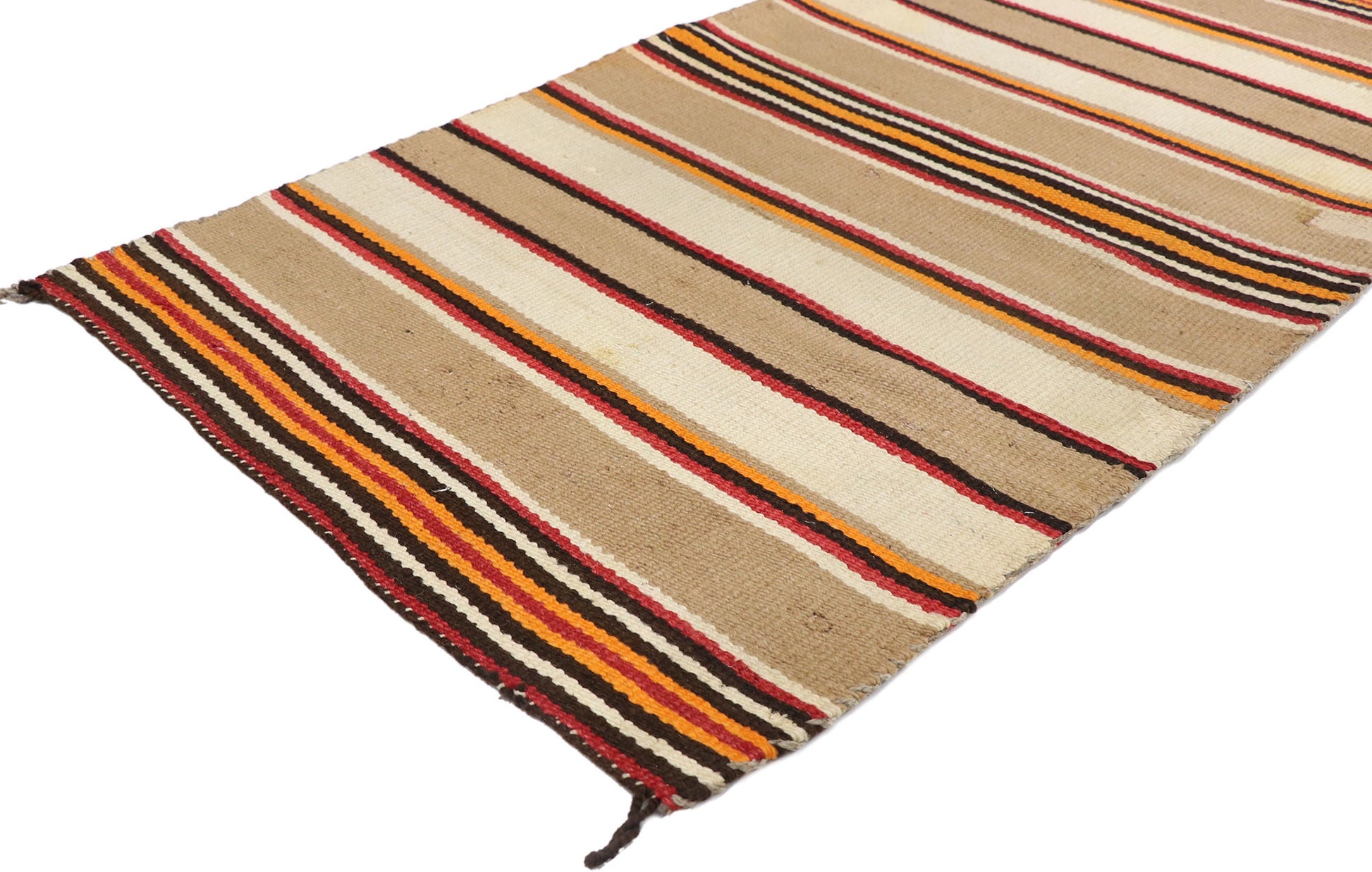 3 x 5 Vintage Navajo Saddle Blanket Rug 77846