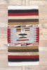3 x 5 Vintage Mexican Blanket Rug 77849