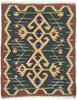 3 x 4 Vintage Persian Shiraz Kilim Rug 77851