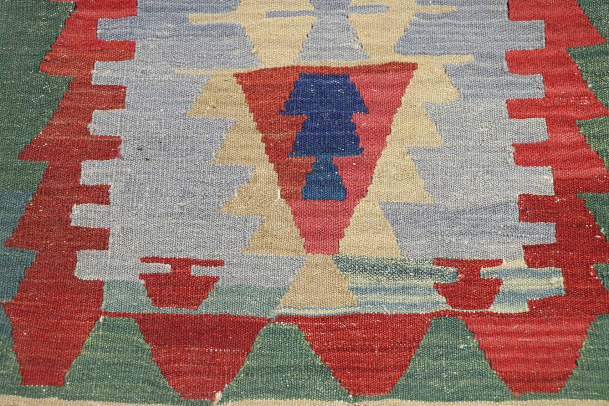 2 x 3 Vintage Persian Shiraz Kilim Rug 77861
