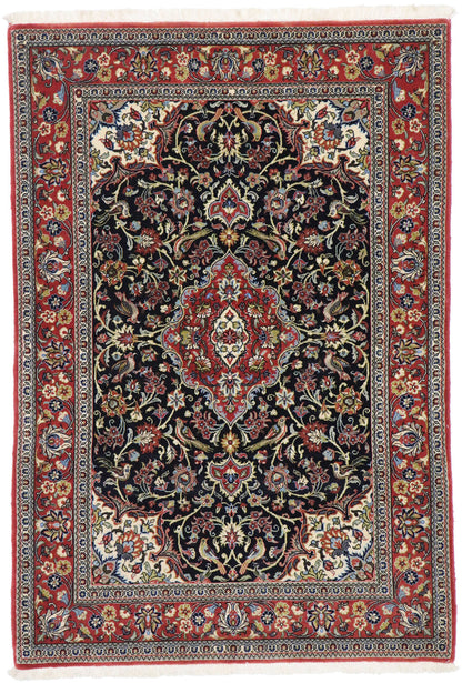 3 x 5 Vintage Persian Qum Rug 77864