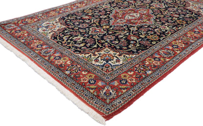 3 x 5 Vintage Persian Qum Rug 77864
