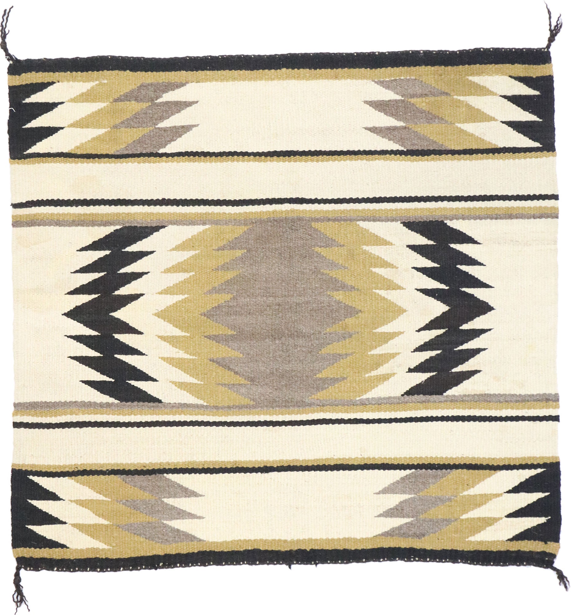 3 x 3 Vintage Eye Dazzler Navajo Rug 77872