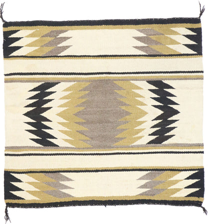 3 x 3 Vintage Eye Dazzler Navajo Rug 77872