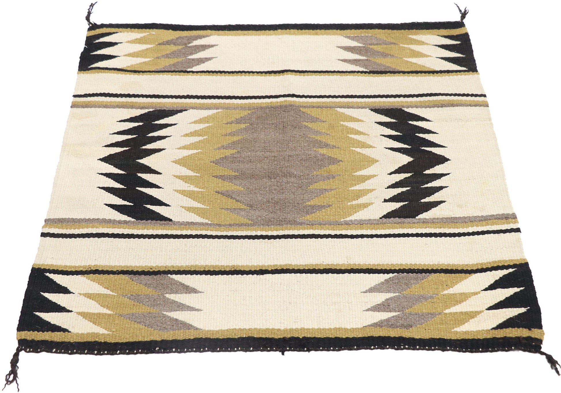 3 x 3 Vintage Eye Dazzler Navajo Rug 77872