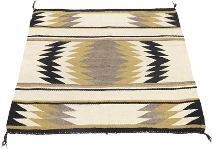 3 x 3 Vintage Eye Dazzler Navajo Rug 77872