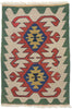 2 x 3 Vintage Persian Shiraz Kilim Rug 77875