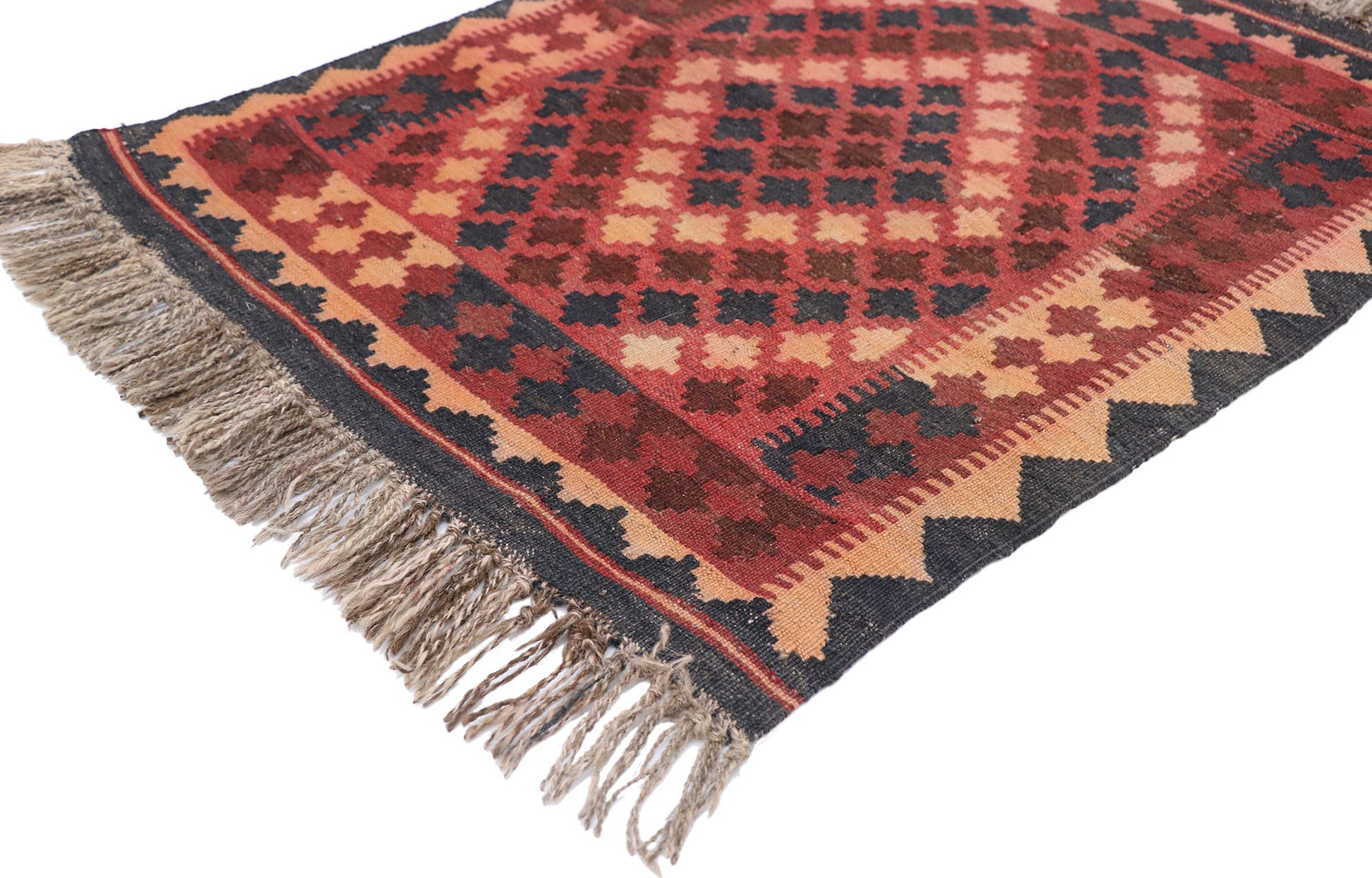 2 x 3 Vintage Afghan Kilim Rug 77883