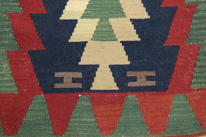 2 x 3 Vintage Persian Shiraz Kilim Rug 77890