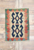 2 x 3 Vintage Persian Shiraz Kilim Rug 77893