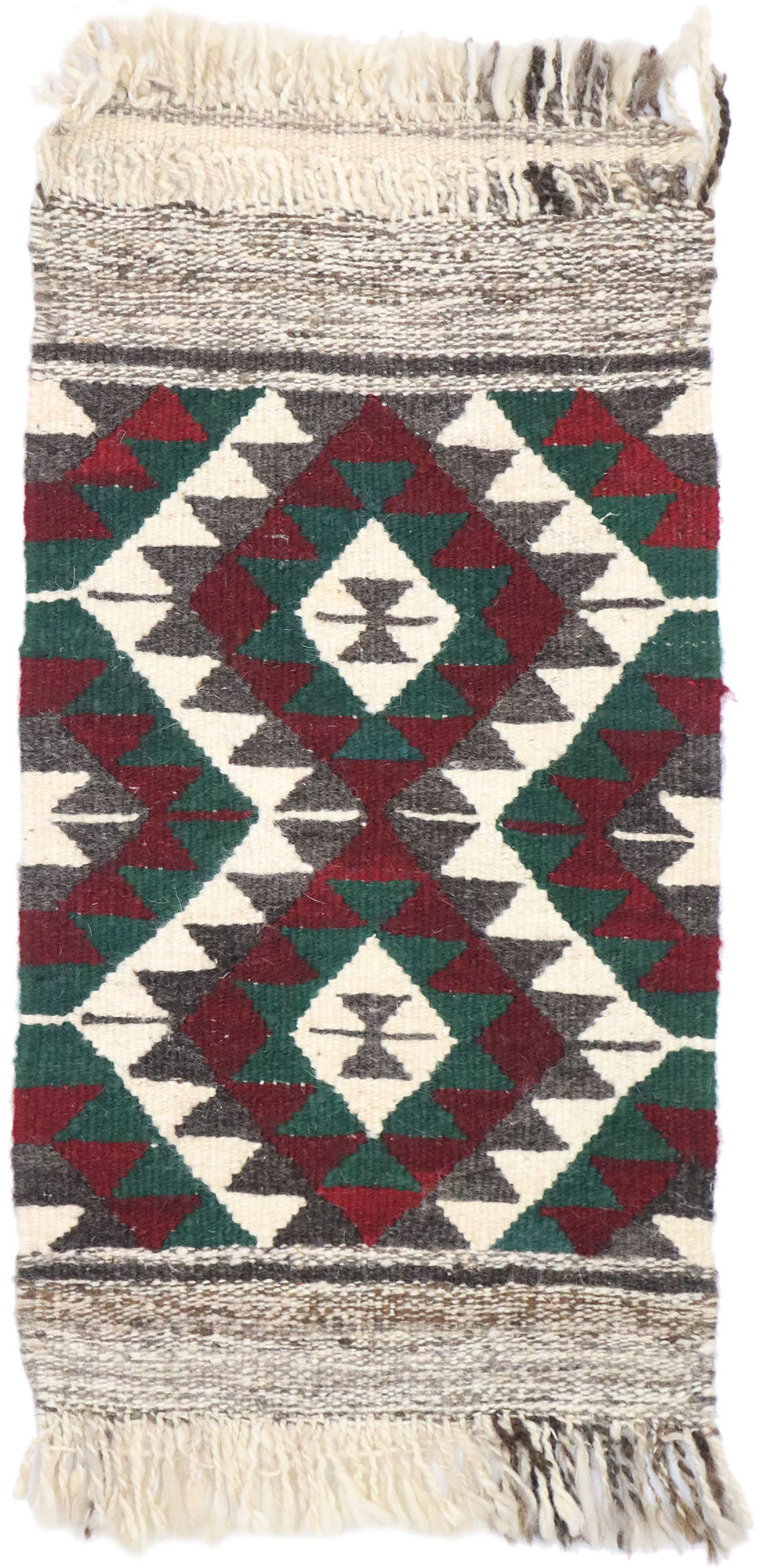 2 x 3 Vintage Persian Shiraz Kilim Rug 77896
