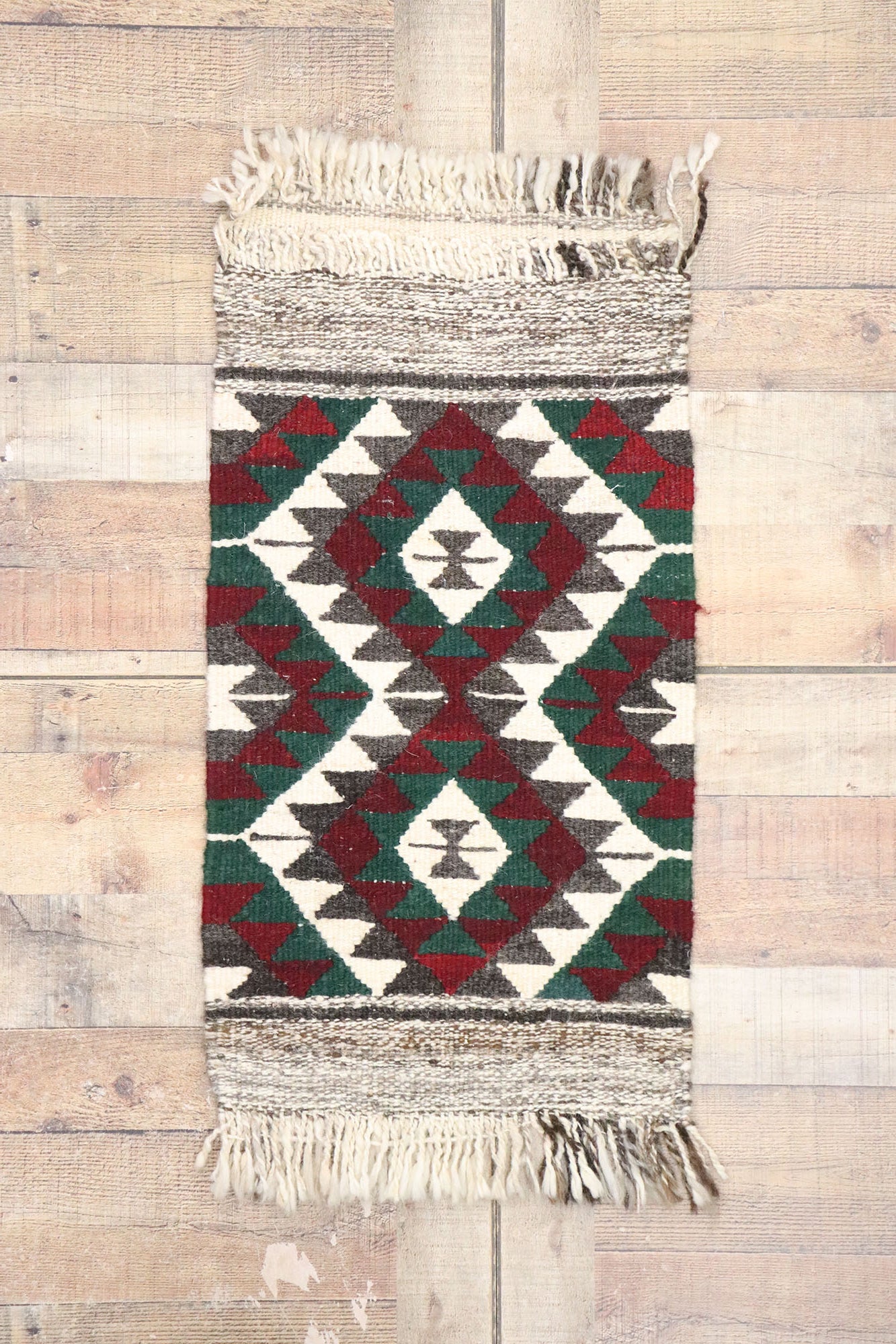 2 x 3 Vintage Persian Shiraz Kilim Rug 77896