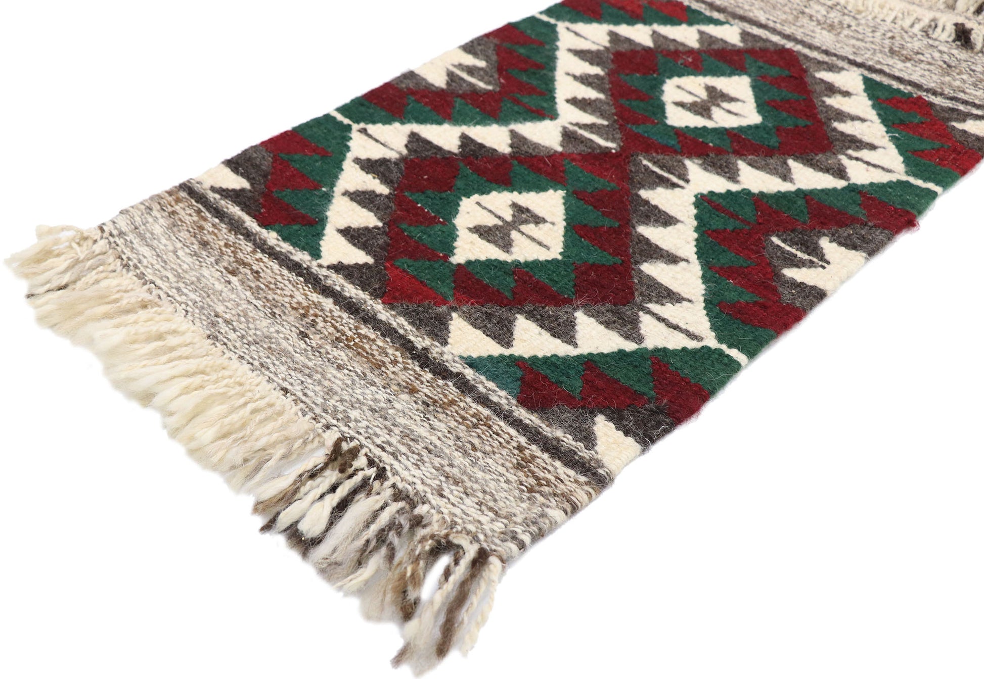 2 x 3 Vintage Persian Shiraz Kilim Rug 77896