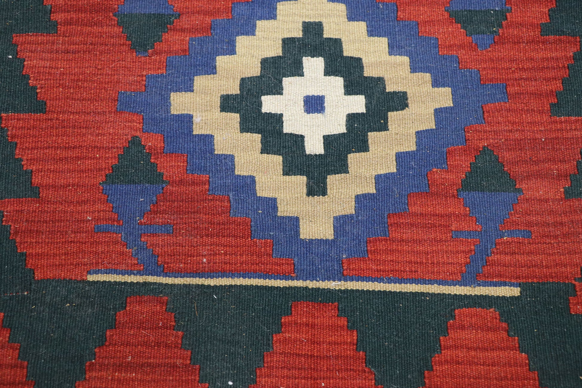 2 x 3 Vintage Persian Shiraz Kilim Rug 77898
