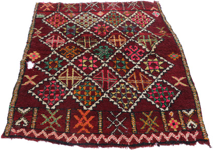 2 x 3 Vintage Moroccan Rug 77899