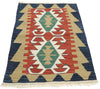 2 x 3 Vintage Persian Shiraz Kilim Rug 77903