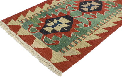 2 x 3 Vintage Persian Shiraz Kilim Rug 77904