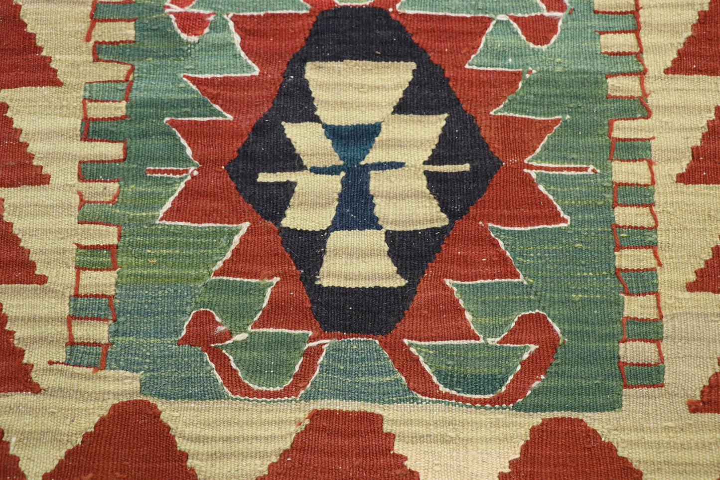 2 x 3 Vintage Persian Shiraz Kilim Rug 77904