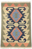 2 x 3 Vintage Persian Shiraz Kilim Rug 77905