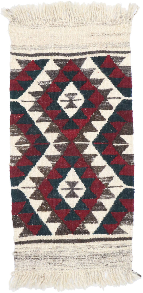 2 x 3 Vintage Persian Shiraz Kilim Rug 77908