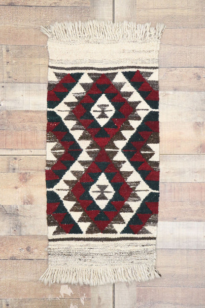 2 x 3 Vintage Persian Shiraz Kilim Rug 77908