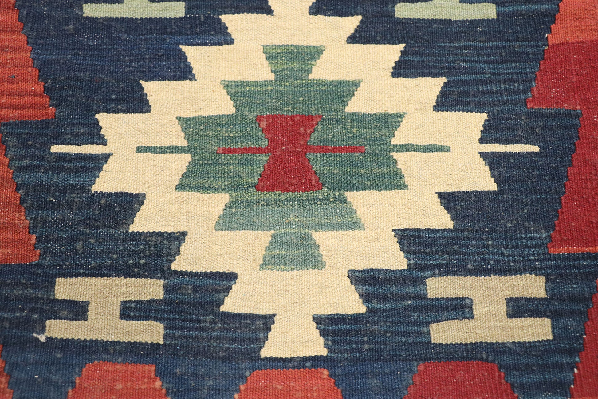 2 x 3 Vintage Persian Shiraz Kilim Rug 77911