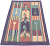 2 x 3 Vintage Indian Dhurrie Rug 77912