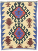 3 x 4 Vintage Persian Shiraz Kilim Rug 77916