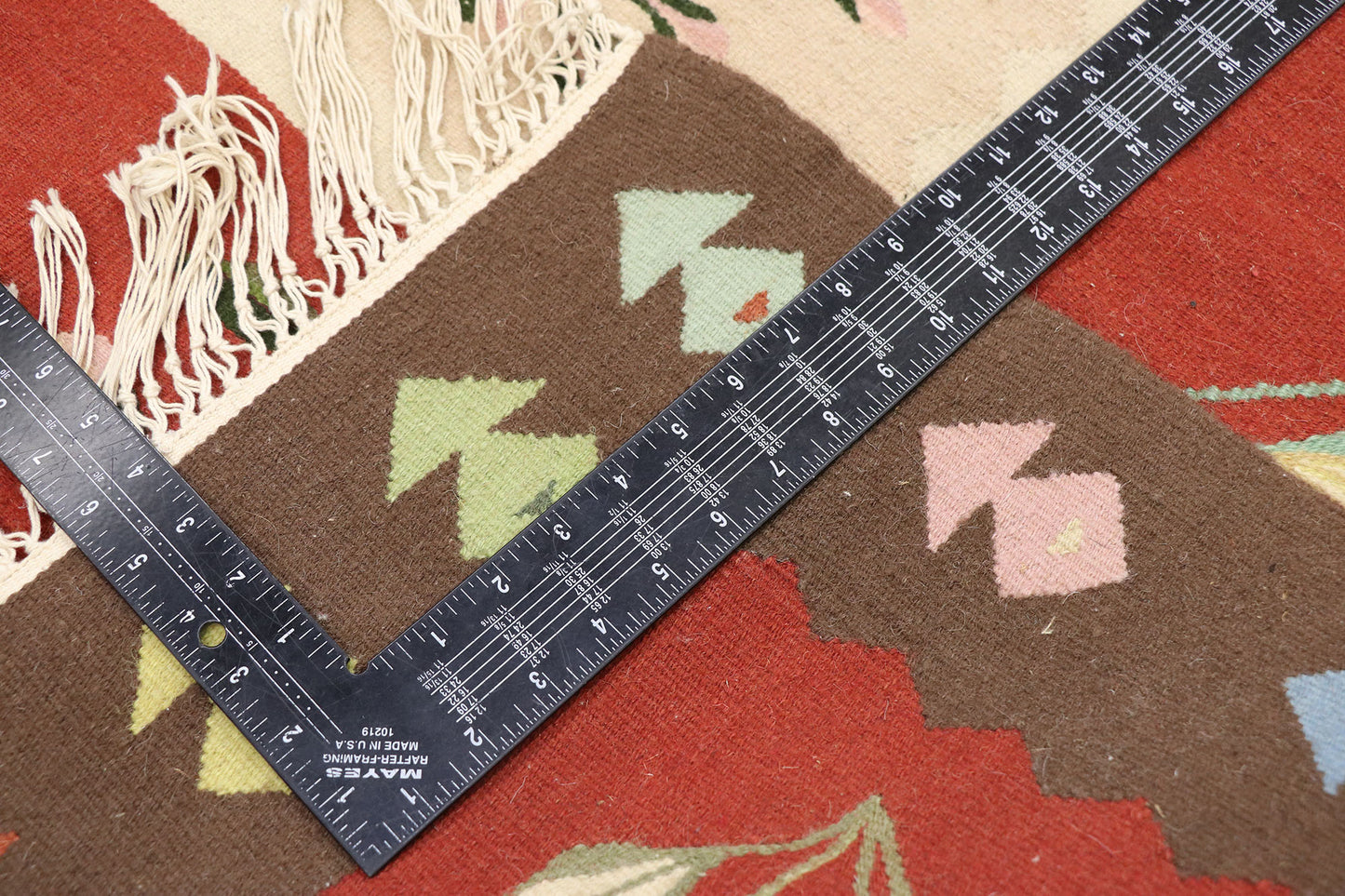 9 x 12 Vintage Oltenian Romanian Kilim Rug 77920
