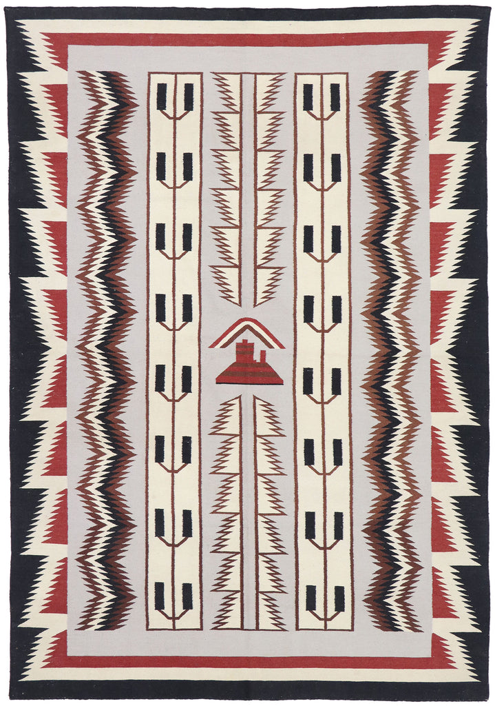 6 x 9 Vintage Maramures Romanian Kilim Rug 77922