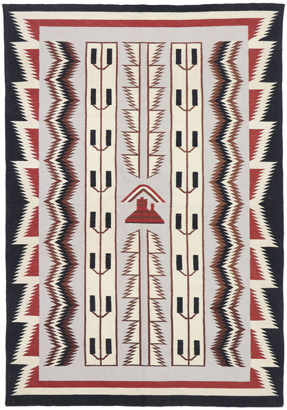 6 x 9 Vintage Maramures Romanian Kilim Rug 77922