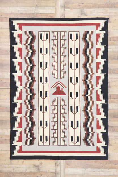 6 x 9 Vintage Maramures Romanian Kilim Rug 77922