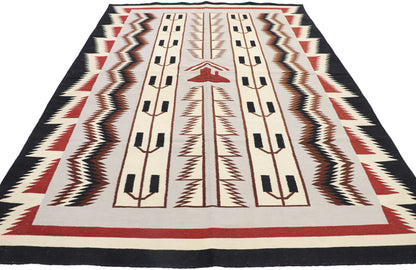 6 x 9 Vintage Maramures Romanian Kilim Rug 77922