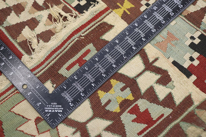 3 x 10 Vintage Persian Shiraz Kilim Runner 77924