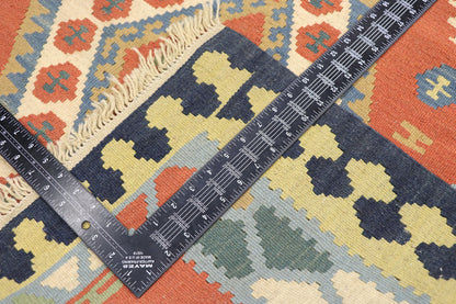 4 x 10 Vintage Persian Shiraz Kilim Rug 77925