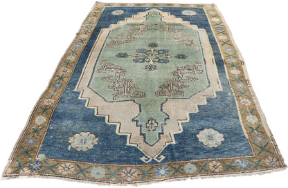 5 x 8 Vintage Turkish Oushak Rug 77927