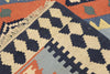 4 x 11 Vintage Persian Shiraz Kilim Runner 77933