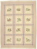 9 x 12 Vintage Oltenian Romanian Floral Kilim Rug 77938