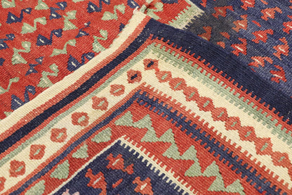 5 x 9 Vintage Persian Bijar Kilim Rug 77940