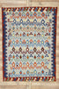 7 x 9 Vintage Persian Bijar Kilim Rug 77945